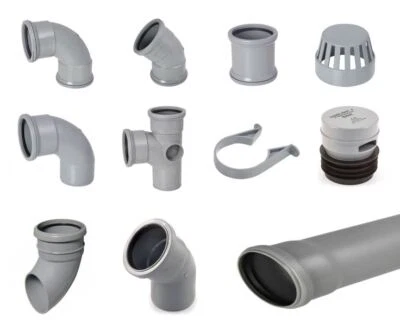 £1.25 • Buy GREY SOIL PIPES & RING SEAL FITTINGS PVC 110mm (4'') NEXT DAY DISPATCH