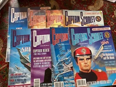 Captain Scarlet Comics From 93/94 X 8 • £5