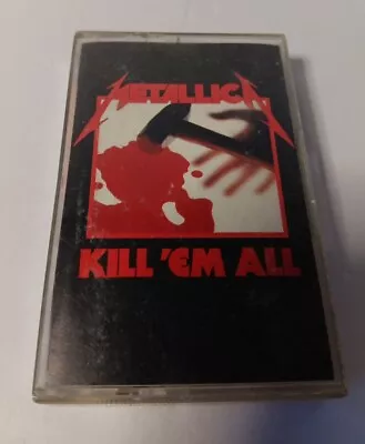 Metallica Kill 'Em All Cassette Tape Electra 60766-4 Thrash Heavy Metal 1983 • $19.95