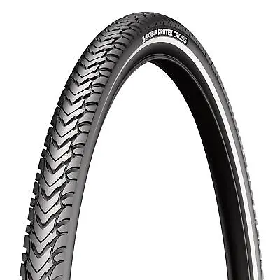 Michelin Protek Cross Tyre 26 X 1.85  Black / Reflective (47-559) • $33.49