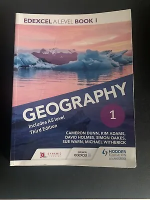 Edexcel A Level Geography Book 1 Hodder Education • £10