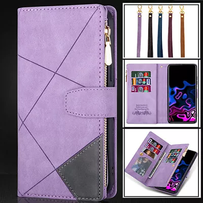 For Samsung S23 Ultra Wallet Case S22 S21 S20 FE S10 S9 Plus Leather Flip • $17.99