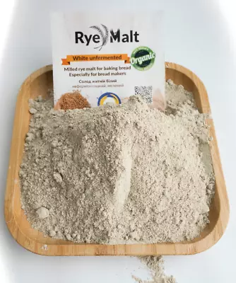 Rye Malt Unfermented White  Malt For Rye Bread Rye Malt Solod White 7oz • $19.99