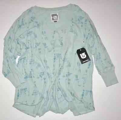 Burton Womens Palmer 3/4 Sleeve Embellished Tie Back Tee Top T-Shirt Small • $29
