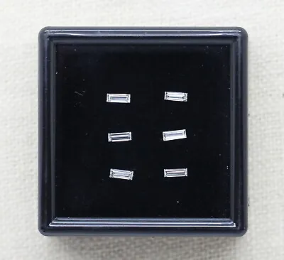 Natural 0.33ct Straight Baguette Cut Loose Diamond Lot Of 6 • $290