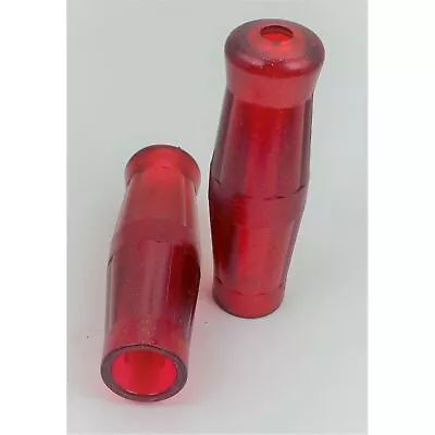 Vintage Coke Bottle Grips Jellie Red With Metal Flakes 7/8  Handlebars Ry01-034  • $10.54