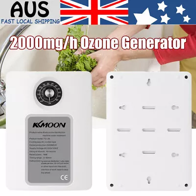 2000mg/h Ozone Generator Ozonator Machine Air Purifier Clean Deodoriser Ionizer • $48.99