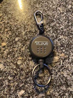 TUMI Silver Tone Metal Key Ring • $35