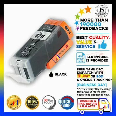 NoN-OEM Pgi 670xl Cli 671xl BLACK ONLY Ink For Canon Pixma Mg5760 Mg5765 Ts5060 • $4.10