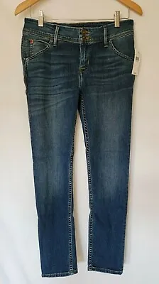 Hudson Women's Crop Collin Skinny Jeans Mid Rise In Bastille Size 28 New • £57.76