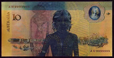 Australia $10 Dollar Bi Centennial Gold Foil Plastic Banknote • $9.50