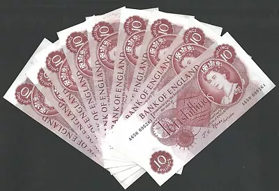 B310 Fforde 1967 Ten Shillings 10/- Banknote - Select Your Note - • £2.95