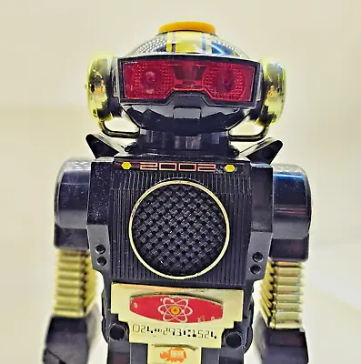 Vintage New Bright 1984 Model B Future 2002 Black Plastic Magic Mike Toy Robot • $31.99