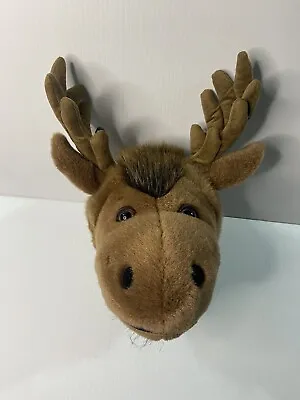 Moose Head Kids Stuffed Moose Head Wall Mount Plushie • $6