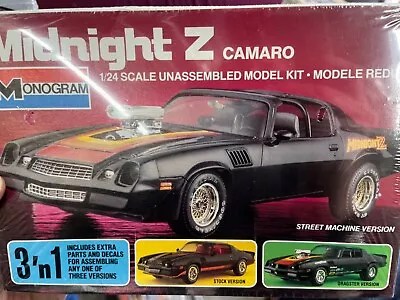 Monogram 2717 Midnight Z Chevy Camaro 3n1  1/24 McM KIT FS • $69.88