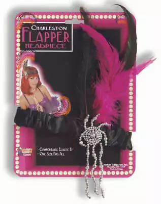 Charleston Flapper Headpiece - Fuschia • $4.99