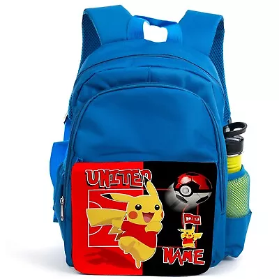 £19.95 • Buy Personalised Manchester Football Backpack Pokemon School Bag Boys Rucksack PF39