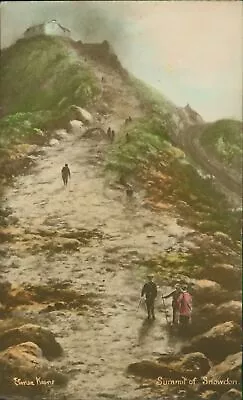 £4.50 • Buy Summit Of Snowdon Elmer Keene ETW Dennis Hand Coloured Bromide Series