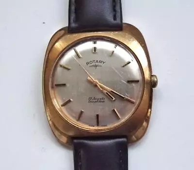 Gents Vintage ROTARY Swiss Made 17 Jewelled Hand Wind Watch • $8.21