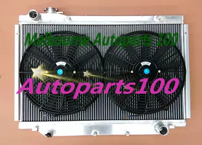 For Landcruiser Radiator And Fans 80 Series 1HZ Diesel & 1HDT Turbo 90-98 3 Rows • $295