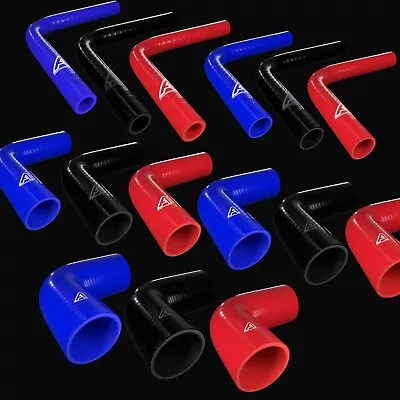 £11.76 • Buy 90 Degree ASH Silicone Elbow Hose Pipe Coupler Turbo Intercooler Water Radiator