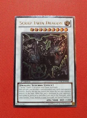 Scrap Twin Dragon STBL-EN044 1st Edition Ultimate Rare YuGiOh Card NM • £39.95