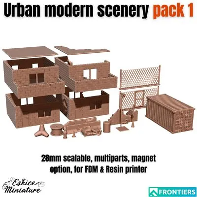 Wargaming Terrain Urban Scenery Pack Team Yankee • £24.99