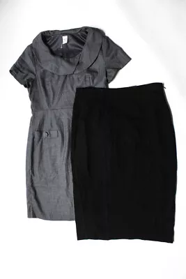 C Luce Womens Short Sleeve Knee Length A-Line Dresses Gray Size S 10 Lot 2 • $2.99