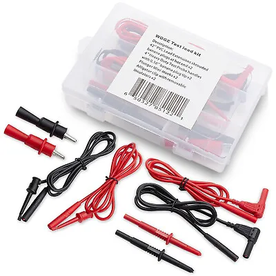 WGGE WG-012 Electronic Test Lead Kit With Insulation Alligator ClipsMultimeters • $11.99