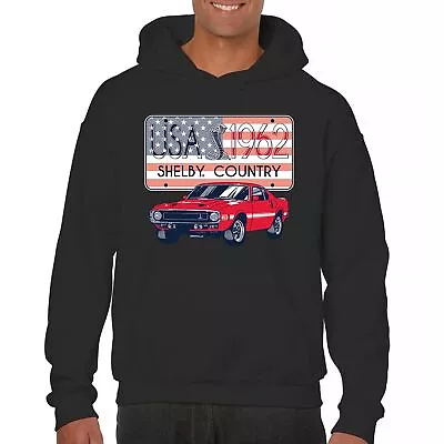 Shelby Country Sweatshirt 1962 American Racing Mustang Powered By Ford Hoodie • $38.95