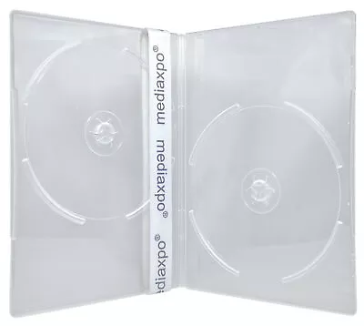 SLIM Clear Double DVD Cases 7MM Lot • $144.95