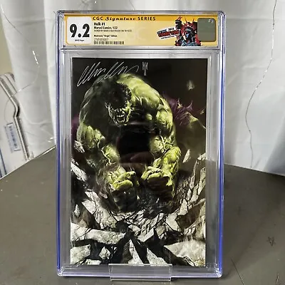 Hulk #1 Illuminati Exclusive M. Mastrazzo Virgin CGC SS 9.2 NYCC Yellow Label! • $129.88