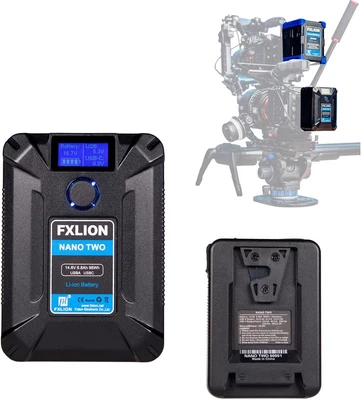 $199 • Buy FXLION NANO Two V Mount V-Lock Lithium Battery 98Wh Type C USB Camera SLR Laptop
