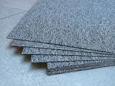 £35.99 • Buy Carpet Tiles Heavy Commercial Retail Office Premium Flooring GREY - Select Tiles