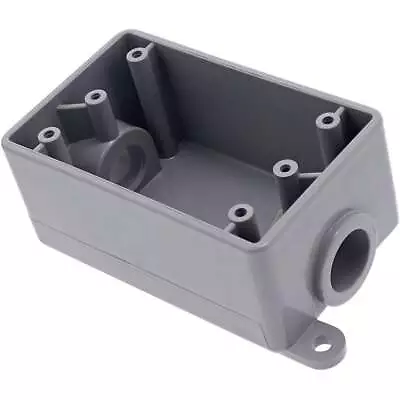 IPEX Kraloy 1-Gang PVC Molded 3/4 In. FSC Single Gang Box 020119 IPEX Kraloy • $11.12