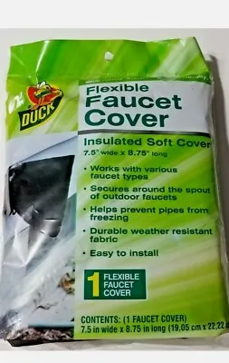 Duck Brand Insulated Soft Flexible Outdoor Faucet Cover Easy To Install New • £4.72