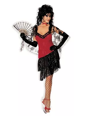 Shirley Of Hollywood Spanish Flamenco Dress M/L Adult Women Designer Fancy Dress • £33.95