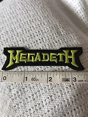 Megadeth Embroidered Iron-on Patch New 3.5x1 • $6