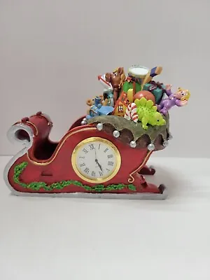 $29.99 • Buy International Resourcing Services Time For Santa Sleigh/clock  1998 NEW !!!!!