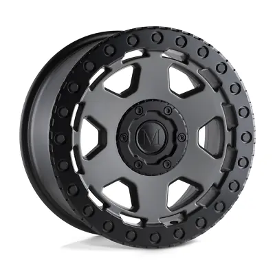 Mandrus Forscher 20x9 5x112 Matte Gunmetal W/ Black Lip Edge Wheel 20  10mm Rim • $142