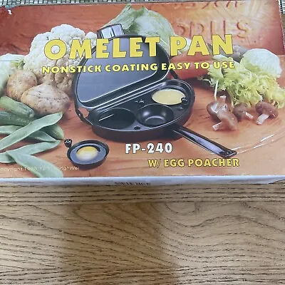 Vintage Omlete Pan With Egg Poacher New In Box Circa 1988 • $21.25