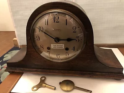 James Walker Ltd Napoleon Mantel Clock Fully Serviced • £50