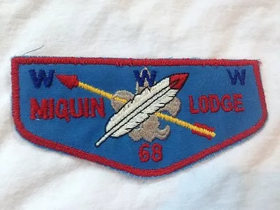 MINT OA Flap Lodge 68 Miquin C/E Fake • $6.95