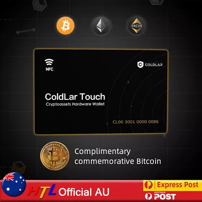 🔒ColdLar Touch Crypto Currency Hardware Wallet Device🔒For BTC ETH ERC-20   • $49.80