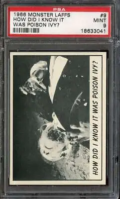 1966 Monster Laffs #9 How Did I Know It Psa 9 *ds12936 • $68