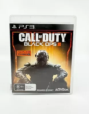 Call Of Duty: Black Ops III - Sony Playstation 3 / PS3 Game - FREE POST! • $24.99