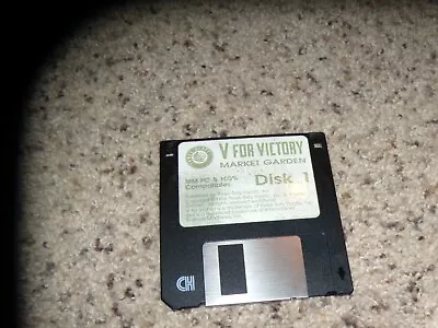 V For Victory Market Garden IBM PC Program On 3.5  Disk • $4