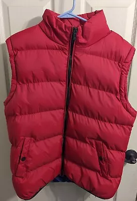 Universal Studios Back To The Future Marty McFly Red Puffer Vest Size ST • $69.99