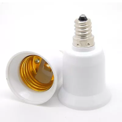 E12 To E27 Candelabra Ceiling Fan Light Socket Enlarger Extender Adapter DIY Sx • $0.99