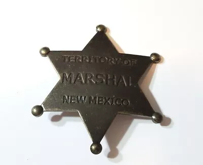 Vintage Novelty Marshal Badge Territory Of New Mexico  • $19.95